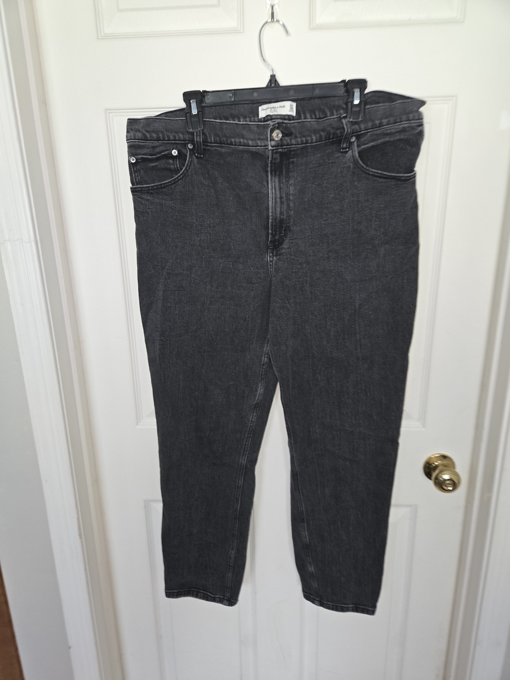 Abercrombie & Fitch High Rise Mom Jeans 34/18 Long